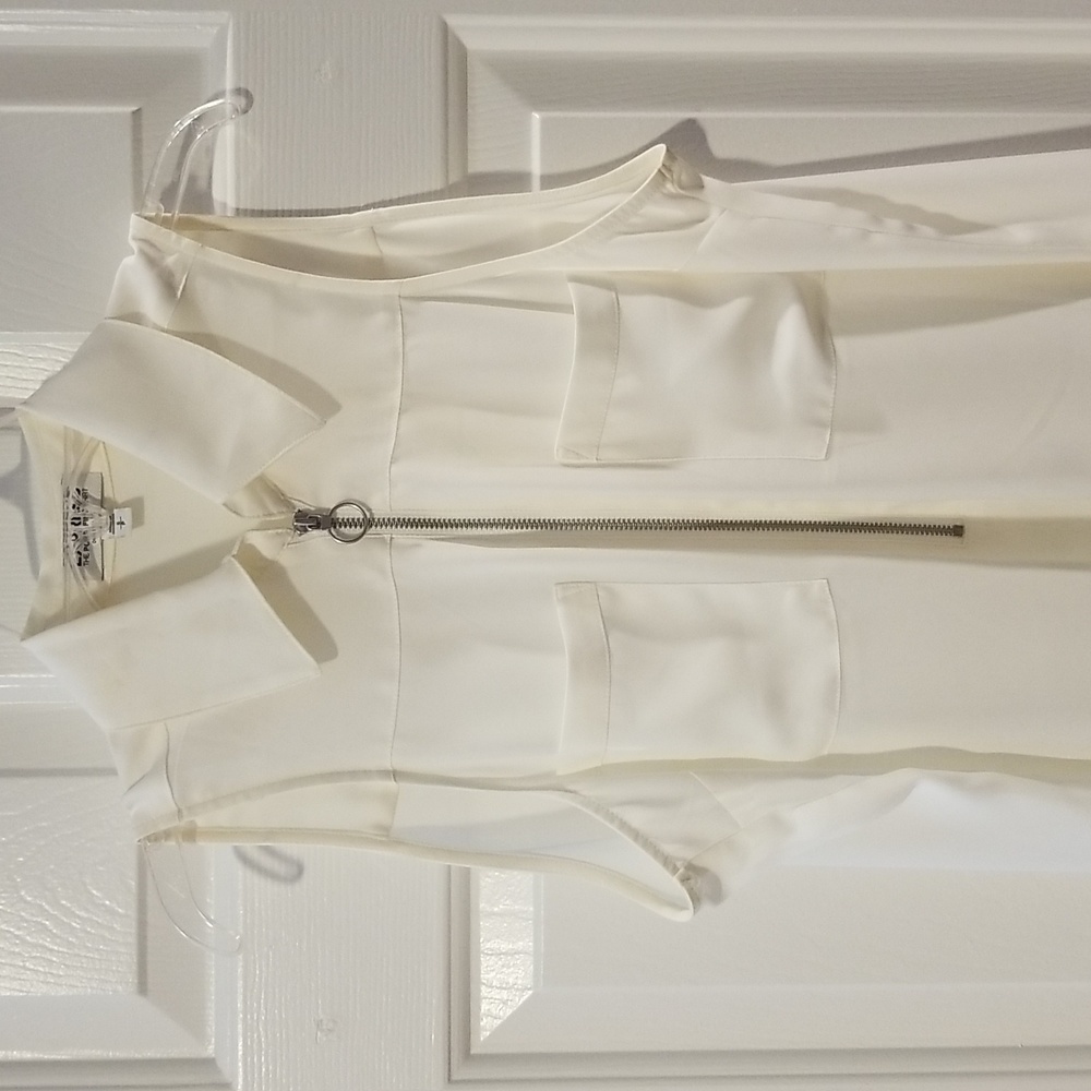 ✨️Express Zip Front Sleeveless Portofino Shirt Original Fit Size Small - Picture 5 of 11